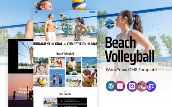 Explosion - Volleyball Academy And Coaching WordPress Elementor Theme - Image 1