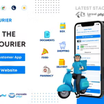 Express Courier Company and Delivery Man with Customer and Courier App, Website, and Admin Panel