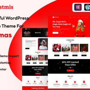 EZ Christmas: A Festive WordPress Theme for Simplifying Your Holiday Business with Elementor