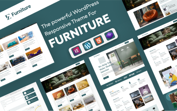 EZ Furniture – Stylish WordPress Theme for Interior Design and Furniture Stores - Image 1