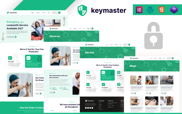 EZ KeyMaster – All-in-One Design for Security and Locksmith Services - Image 1