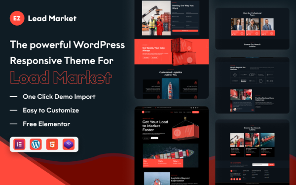EZ Load Market: Amplify Your Business with the EZ Load Market WordPress Theme - Image 1