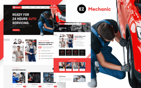 EZ-Mechanic : Lead Your Auto Repair Business Forward with WordPress - Image 1