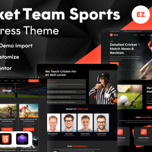EZ Sports: A Powerful WordPress Theme for Streamlining Your Sports Business with Elementor