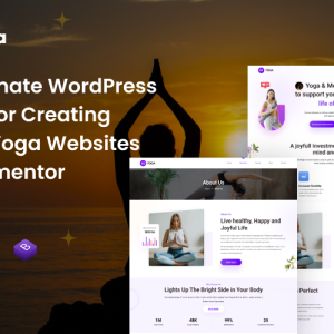 EZ Yoga:- The Ultimate WordPress responsive Theme for Creating Serene Yoga Websites with Elementor