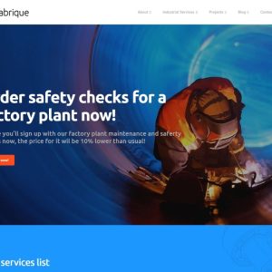 Fabrique - Industrial & Engineering WordPress Theme