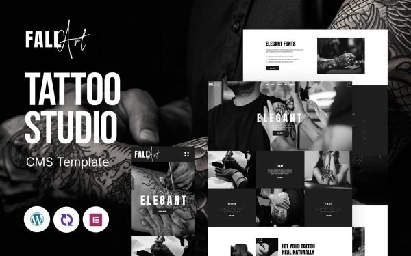 Fall - Tattoo And Tattoo Removal Multipurpose Responsive WordPress Theme - Image 1