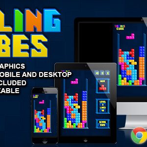 Falling Cubes - HTML5 Arcade Game