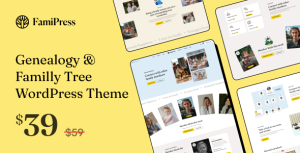 Famipress genealogy family tree wordpress theme gplpixel.png