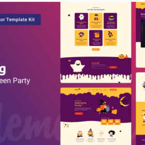 Fang — Halloween Party Template Kit for Elementor