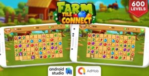 Farm tile connect matching game android studio project with admob ads .jpg