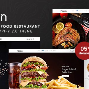Fasdin - Burger & FastFood Restaurant Responsive Shopify  Theme