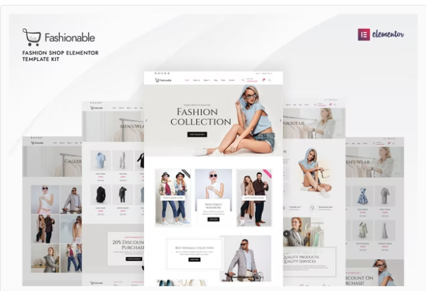 Fashionable - Fashion Shop Elementor Template Kit - Image 1
