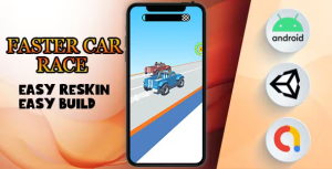 Faster car race unity admob codermarket.png