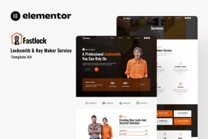 Fastkey locksmith and key maker service elementor template kit gplpixel.jpg