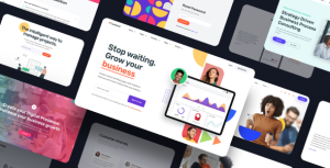 Fastland landing page template for saas startup agency gplpixel.png