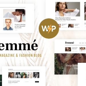 Femme - Fashion Blog &Magazine WordPress Theme + RTL