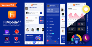 Fimobile finance html template bootstrap 5 framework7 angular 12 starter .png