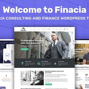 Finacia - Finance & Business WordPress Theme