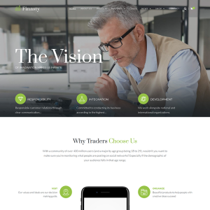 Finasty - Efficient Business Services WordPress Theme