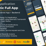 Find Mechanic - Premium React Native Full Application with Backend NodeJS for iOS & Android
