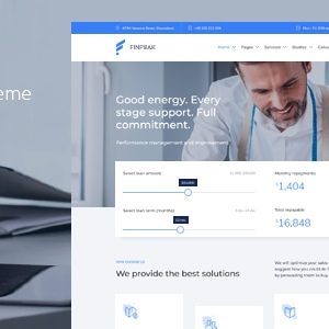 Finpeak - Finance Consulting WordPress Theme