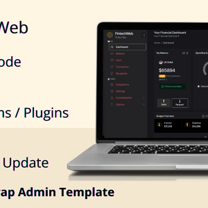 FintechWeb - Finance Bootstrap Admin Template