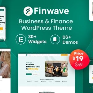 Finwave - Business and Finance WordPress Theme