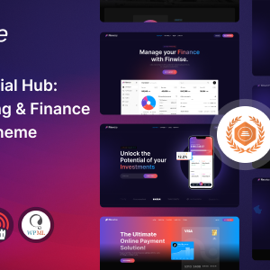 Finwise - Online Banking & Finance WordPress Theme