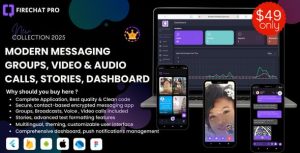 Firechat pro flutter modern messaging group chat video calls voice.jpg