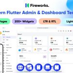 Fireworks - Multipurpose Modern Flutter Admin & Dashboard Template | Responsive | Flutter UI Kit