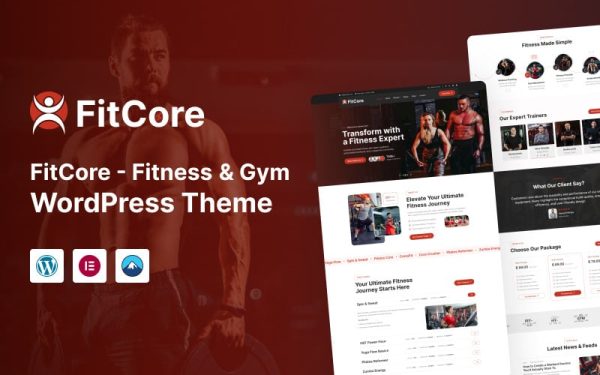Fitcore - Fitness and Gym WordPress Theme - Image 1