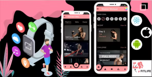 Fitlife fitness exercise app react native ios android app template .png