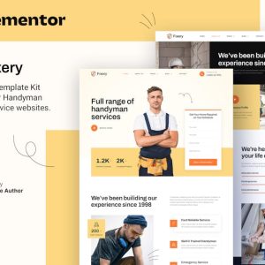 Fixery – Handyman & Repair Services Elementor Template Kit
