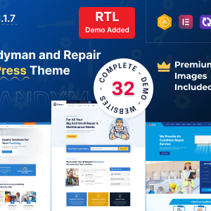 Fixhero - Handyman & Repair Services WordPress Theme
