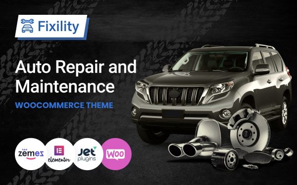 Fixility - Auto Tuning, WordPress Car Repair Services Theme - Image 1