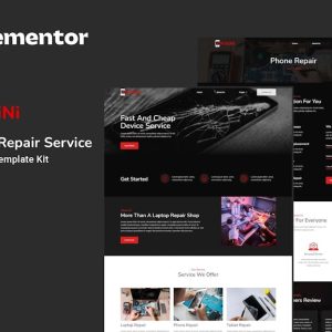 Fixini - Gadget Repair Service Elementor Template Kit
