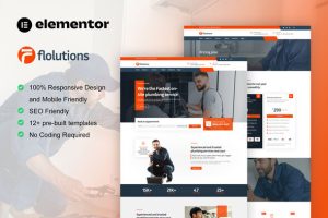 Flolution plumber repair service elementor template kit v10 gplpixel.jpg