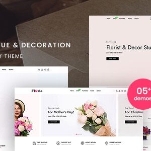 Floria - Florist Boutique & Decoration Store Shopify Theme