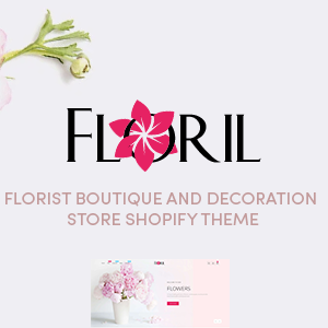 Floril - Florist Boutique & Decoration Store Shopify Theme