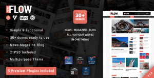 Flow news magazine and blog wordpress theme v20 gplpixel.png