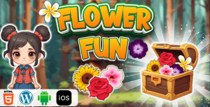 Flower fun html5 construct3 game gplpixel.png