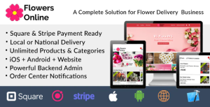 Flowers florists floristry online bouquet ordering system ios android .png