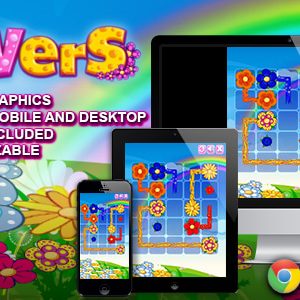 Flowers - HTML5 Puzzle Game