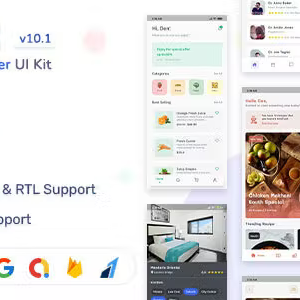 FlutKit - Flutter & Figma UI Kit