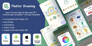 Flutter drawing learn to draw step by step ui app android app template .png
