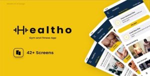Flutter gym app ui kit codermarket.jpg