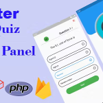 Flutter learning App with Admin Panel