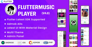 Flutter music player online mp3 songs app with php admin panel 50 .png