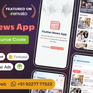 Flutter News App - Android & iOS with Admin Panel